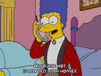 marge on phone GIF