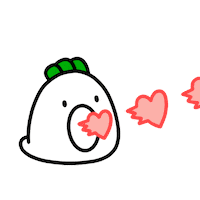 Radish Love Sticker