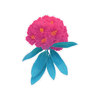 Art Flower Sticker by dZi Foundation