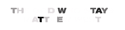 The God Who Stays Sticker by Matthew West