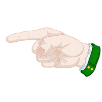 Pointing Click Sticker by Stickerpacks.design