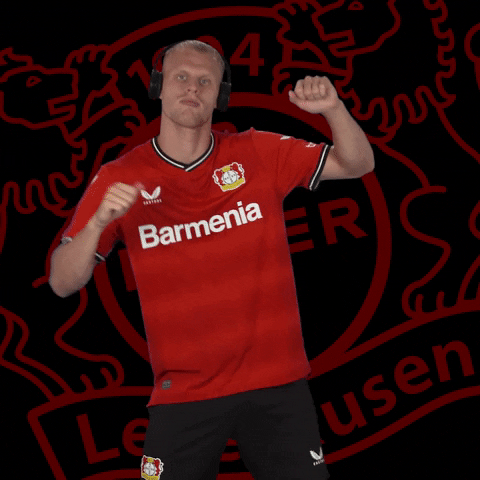 Shake It Dancing GIF by Bayer 04 Leverkusen