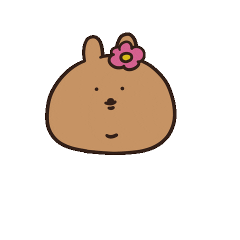 うさぎ 花 Sticker