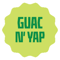 Avocado Guacamole Sticker by ¡Yo Quiero!