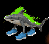 Shark Burning GIF by R74n