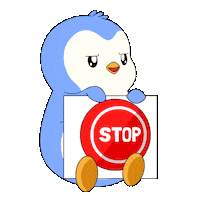Angry Knock It Off Sticker by Pudgy Penguins