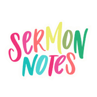 Church Writing Sticker