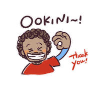 おおきに Sticker by ookinishouten