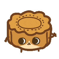 Cat Eat Sticker by DinDong