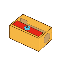 Boooooooooooom school pencil pen boooooooooooom Sticker