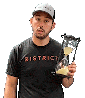 Hurry Up No Time Sticker by District Dave