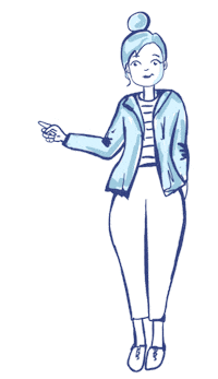 Girl Click Sticker by newsaktuell