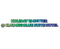 Bigblue Sticker by Club Big Blue Suite Hotel