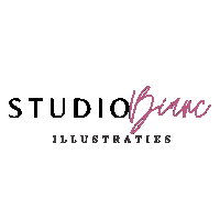 studiobianc webshop illustrate illustratie studiobiancnl Sticker