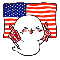 I Believe That We Will Win Lets Go Sticker by Sappy Seals
