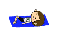 筋トレ ストレッチ Sticker