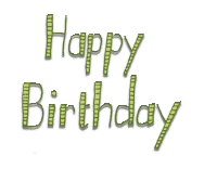 Happy Birthday Sticker