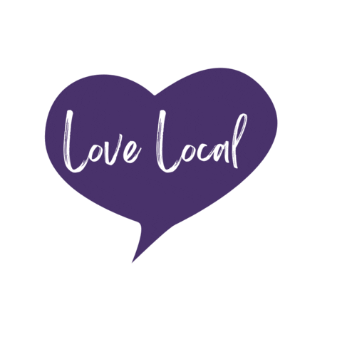 In Love Corazon Sticker by Small Biz LB