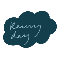 josiebivens rain cloud storm rainy Sticker