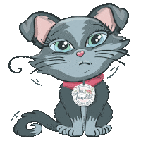Gatita Sticker by La Tiendita Shabby Chic