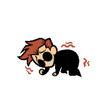 Sad Good Omens Sticker by Kyra
