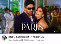 Guru Randhawa Paris GIF