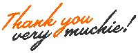 Thank You Very Much Sticker by Huddle Design Studio