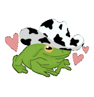 Cowboy Frog Sticker
