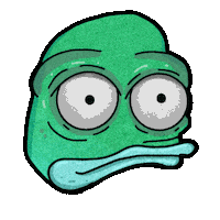 shrempin green crypto nft memes Sticker