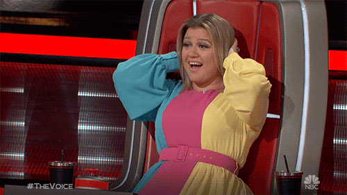 kelly clarkson wow GIF by The Voice