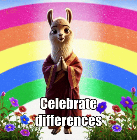 Beauty Rainbow GIF by dalaillamazen