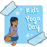 Calendar Kids Yoga Sticker by Twinkl Parents