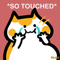 Thank You So Much Love GIF by Poku Meow