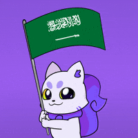 Saudi Arabia Flag GIF by Lucky Kat Studios