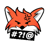 Angry Fox Sticker by Geldhelden