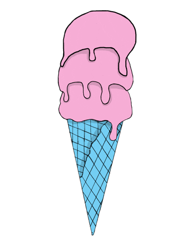 Summer Icecream Sticker