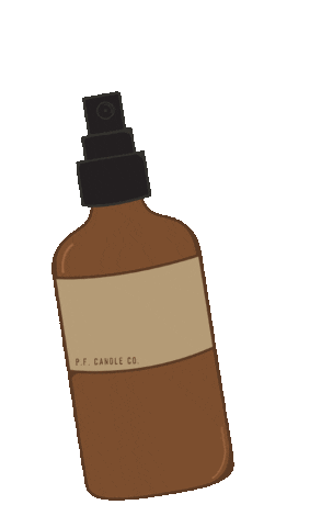 pfcandleco spray spray bottle room spray home fragrance Sticker