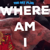 Where Am I GIF by Marcel Katz Dalí / The Art Plug