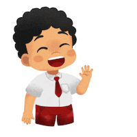 Happy Kids Sticker by Dafa Lulu (Ruangguru)