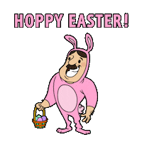 Easter Bunny Sticker by Adventure Capitalist