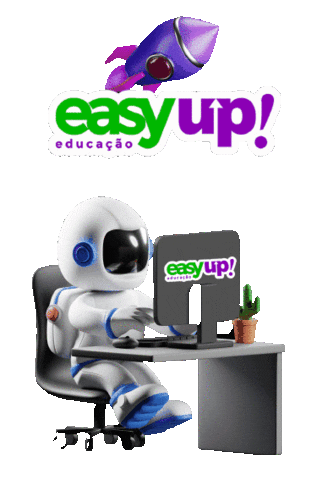 Educacao Foguete Sticker by easy up educação