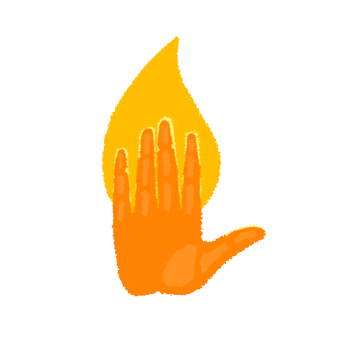 Burning On Fire Sticker