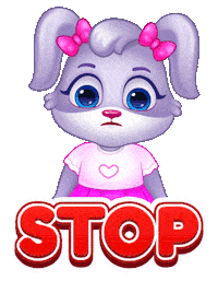 Angry No Way Sticker by Lucas and Friends by RV AppStudios