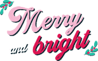 Merry Christmas Sticker by Mellorie