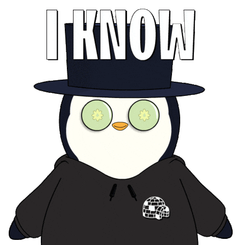 Know Sticker by Pudgy Penguins