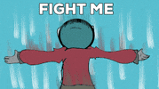 CrazyShadowDragon come at me fight me square up crazyshadowdragon GIF