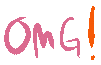 Oh My God Omg Sticker by Molly Jenson