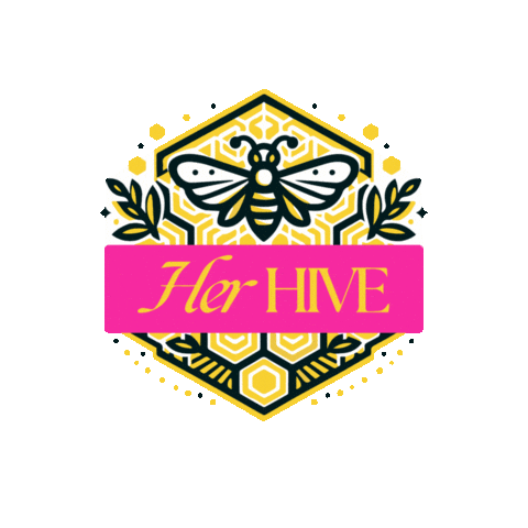 herhive_org giphyupload her hive Sticker