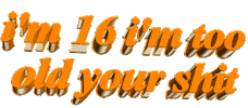orange teenagers Sticker by AnimatedText