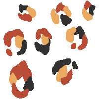 Leopard Panter Sticker by Mama's Meisje